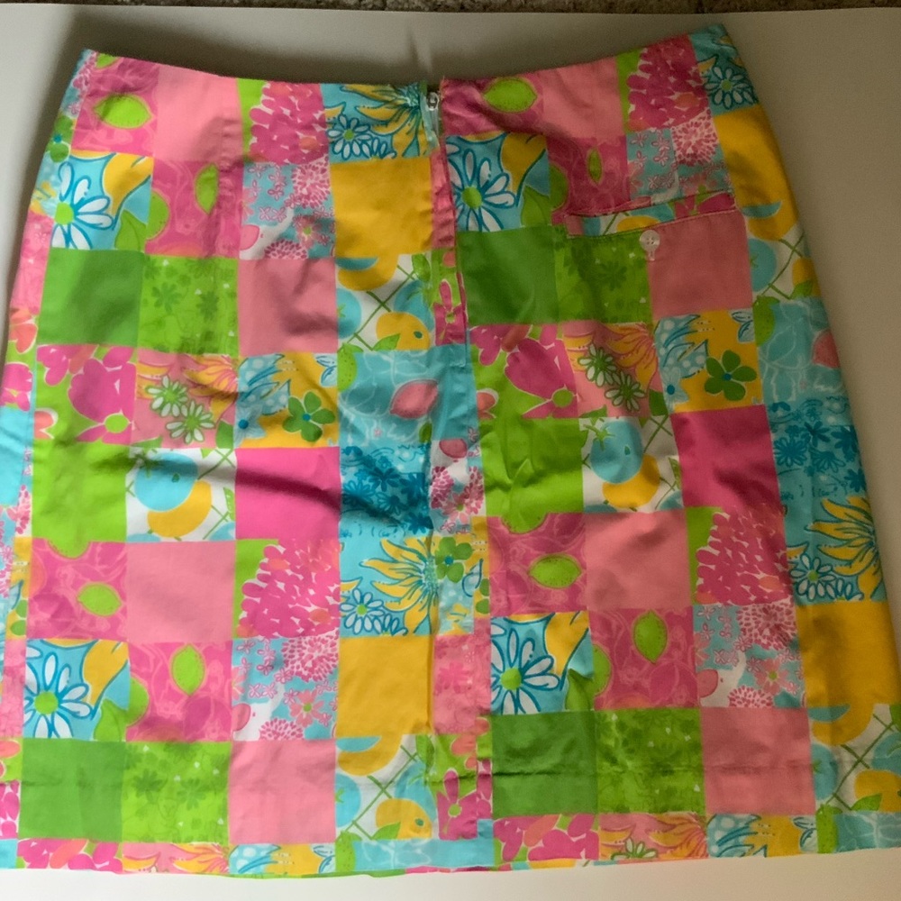 Lilly Pulitzer Patchwork Mini Skirt - image 2